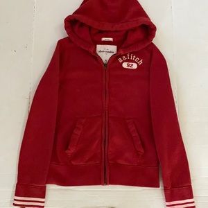 Abercrombie Kids XL Hooded Logo Zipped Jacket
